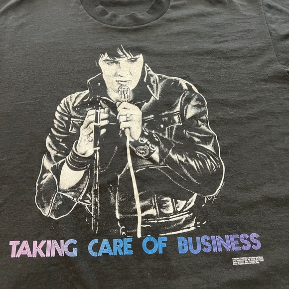 Elvis Presley taking care of business single stitch T-shirt - Picture 2 of 7
